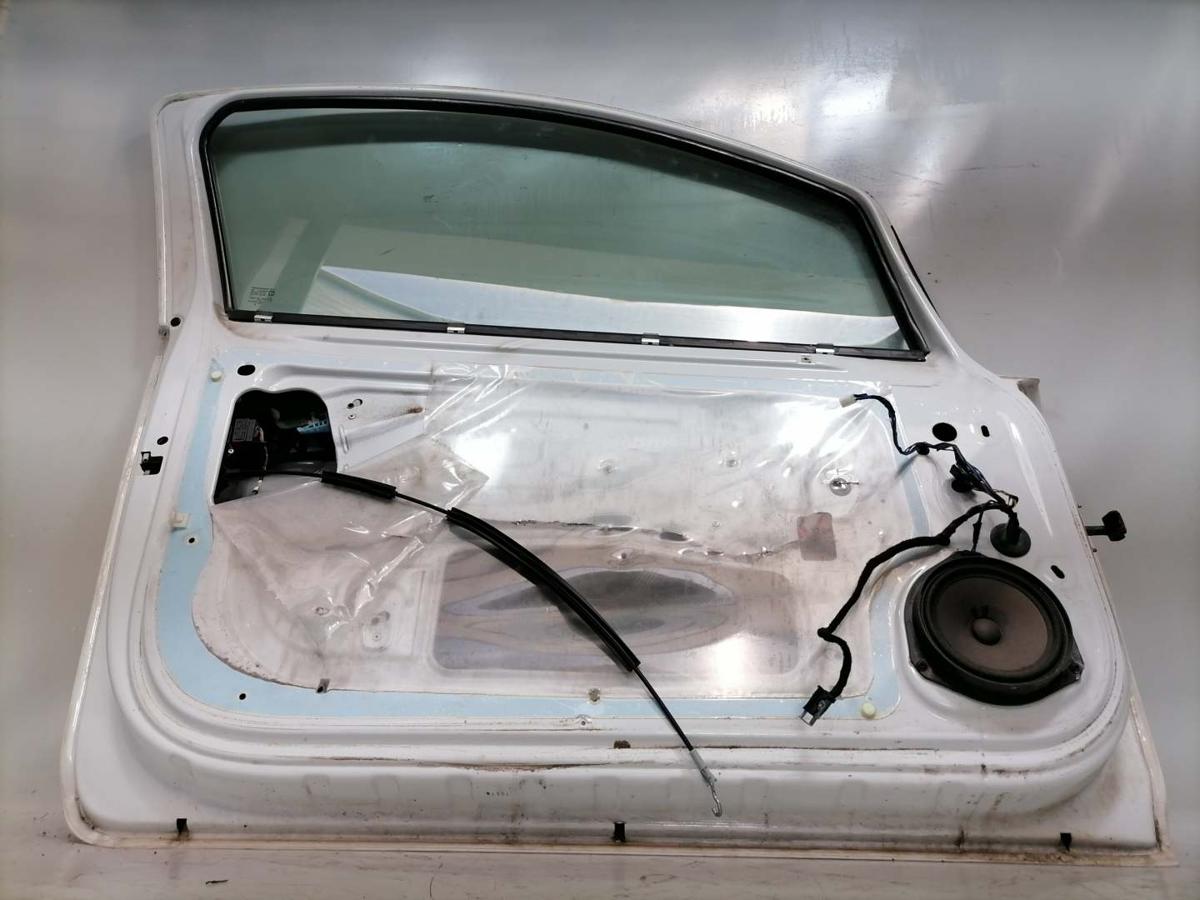 Opel Corsa D original T&uuml;r vorn links Z474 Casablancawei&szlig; 3 T&uuml;rer Rohbau BJ09